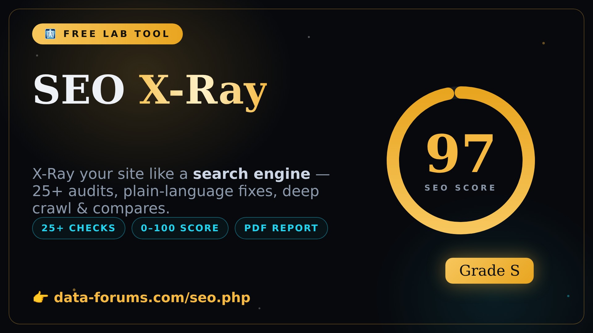 SEO X-Ray — Data-Forums